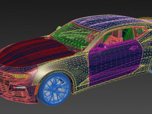 Camaro 2020 3D Model