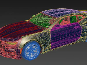 카마로 2020 3D 모델