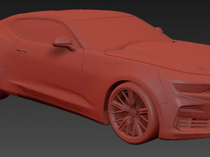 카마로 2020 3D 모델