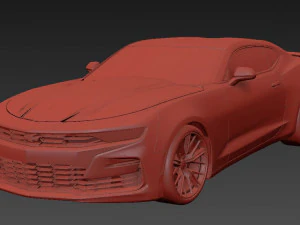 카마로 2020 3D 모델