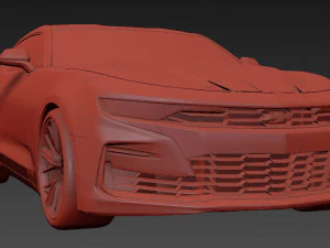 카마로 2020 3D 모델