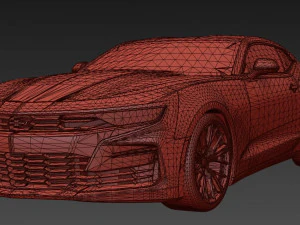 카마로 2020 3D 모델