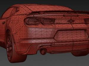 Camaro 2020 3D Model