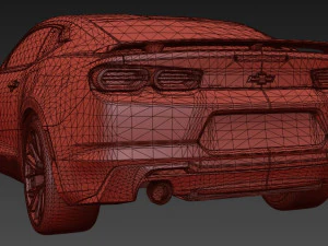 카마로 2020 3D 모델