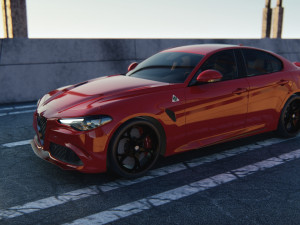 Alfa Romeo Giulia 3D मॉडल