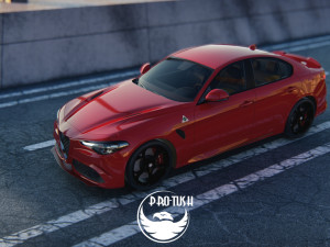 Alfa Romeo Giulia 3D मॉडल