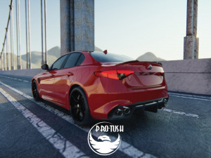 Alfa Romeo Giulia 3D मॉडल