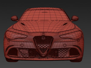 Alfa Romeo Giulia 3D मॉडल
