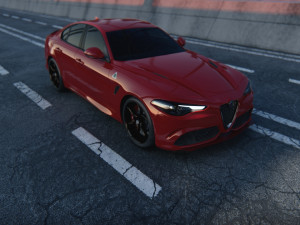 Alfa Romeo Giulia 3D मॉडल
