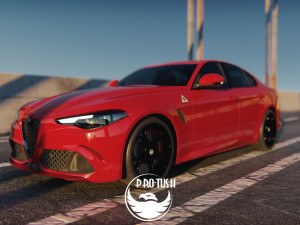 Alfa Romeo Giulia 3D मॉडल