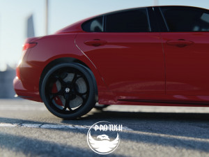Alfa Romeo Giulia 3D मॉडल