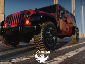 Jeep Wrangler Unlimited 2008 Modelo 3D