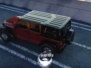 Jeep Wrangler Unlimited 2008 3D-Modell