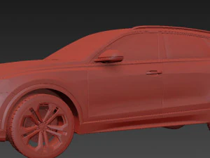 Audi q8 2019 3D Model