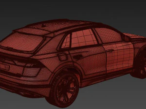 Audi q8 2019 3D Model