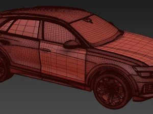 Audi q8 2019 3D Model
