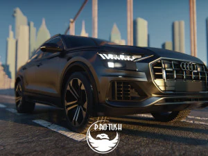 Audi q8 2019 3D Model