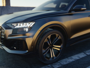 Audi q8 2019 3Dモデル
