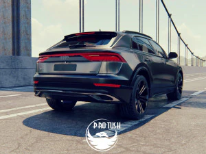 Audi q8 2019 3D Model