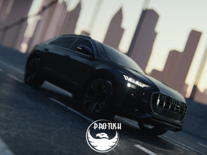 Audi q8 2019 3Dモデル