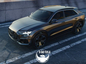 Audi q8 2019 3Dモデル