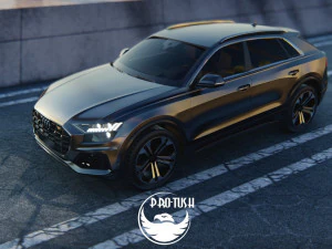 Audi q8 2019 3D Model