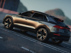 Audi q8 2019 3Dモデル