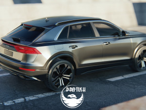 Audi q8 2019 3Dモデル