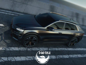 Audi q8 2019 3D Model