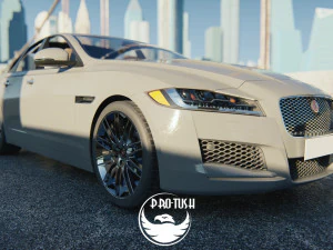 Jaguar xf 2016 3D Model