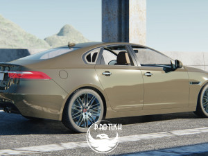 Jaguar xf 2016 3D मॉडल