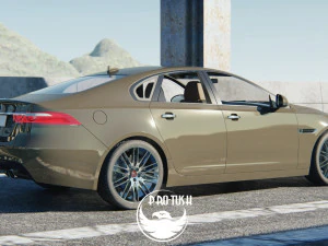 Jaguar xf 2016 3D Model