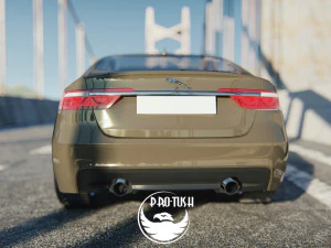 Jaguar xf 2016 3D Model