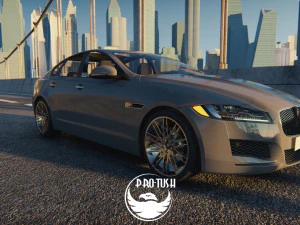 Jaguar xf 2016 3D Model
