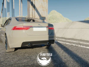 Jaguar xf 2016 3D Model