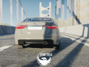Jaguar xf 2016 3D Model