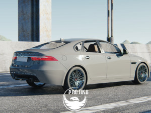 Jaguar xf 2016 3D मॉडल