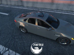 Jaguar xf 2016 3D Model