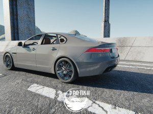 Jaguar xf 2016 3D मॉडल