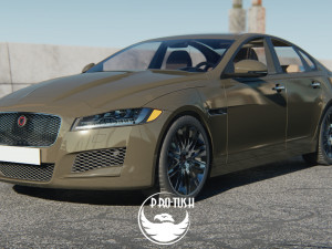 Jaguar xf 2016 3D मॉडल