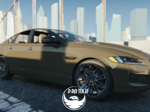 Jaguar xf 2016 3D Model
