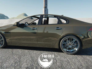 Jaguar xf 2016 3D Model