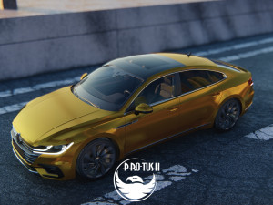 Volkswagen Arteon R-line 2018 Modèle 3D
