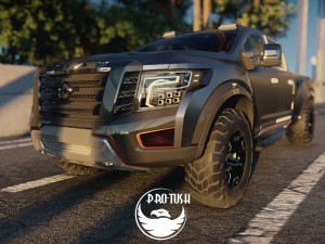 Nissan Titan 2017 3D Model