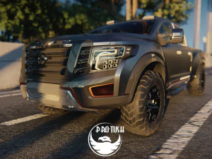 Nissan Titan 2017 3D Model