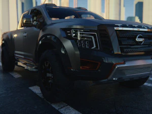 Nissan Titan 2017 3D Model