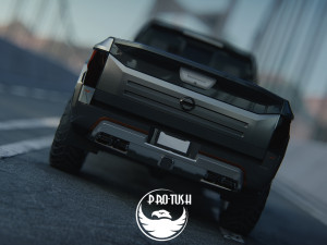Nissan Titan 2017 3D Model