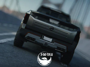 Nissan Titan 2017 3D Model