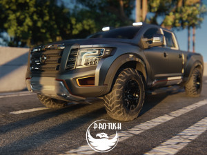 Nissan Titan 2017 3D Model