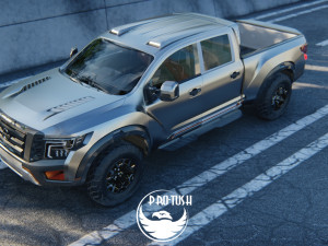 Nissan Titan 2017 3D Model